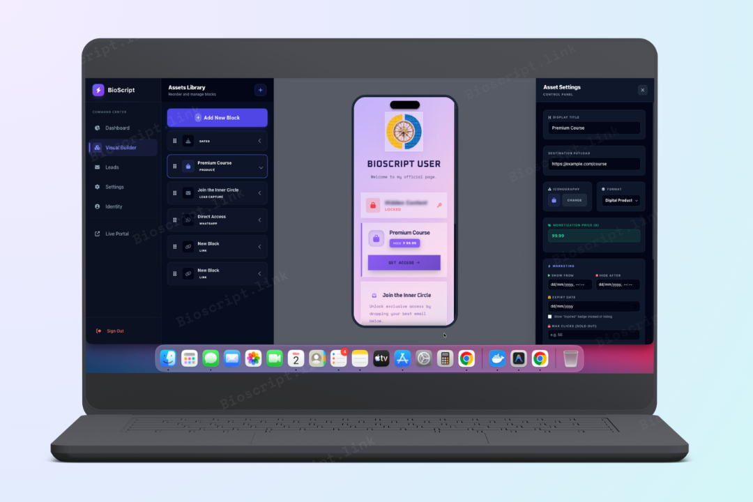 BioScript White Label: The Self-Hosted Micro-Business Hub iO